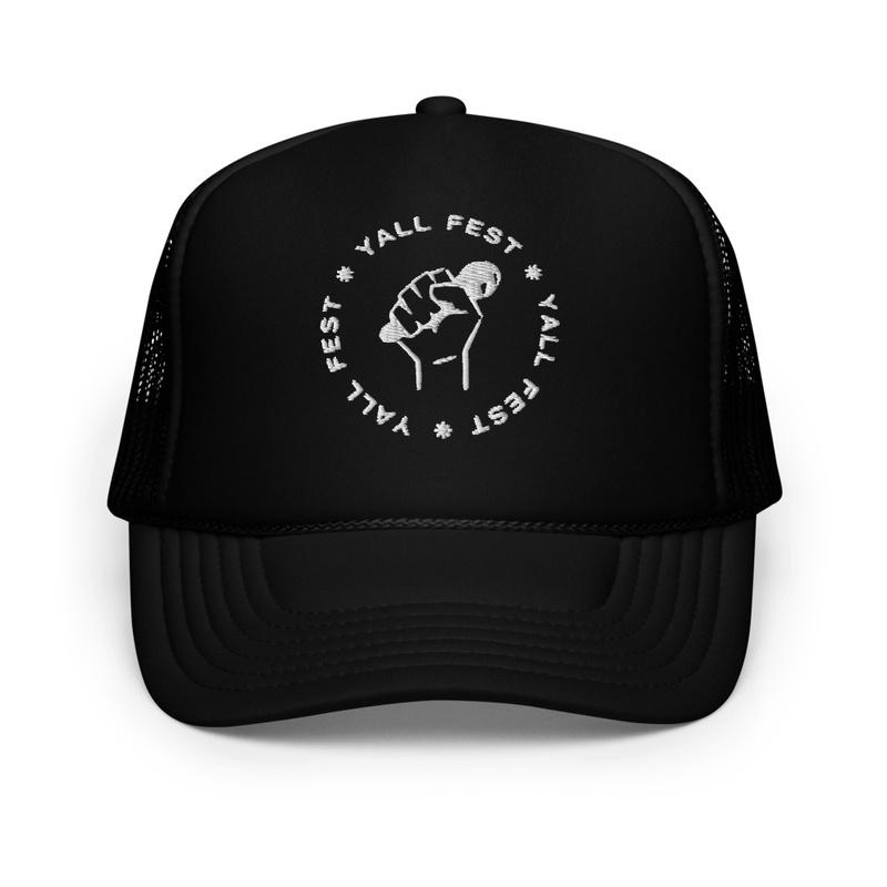 YALLfest Trucker Hat - White thread