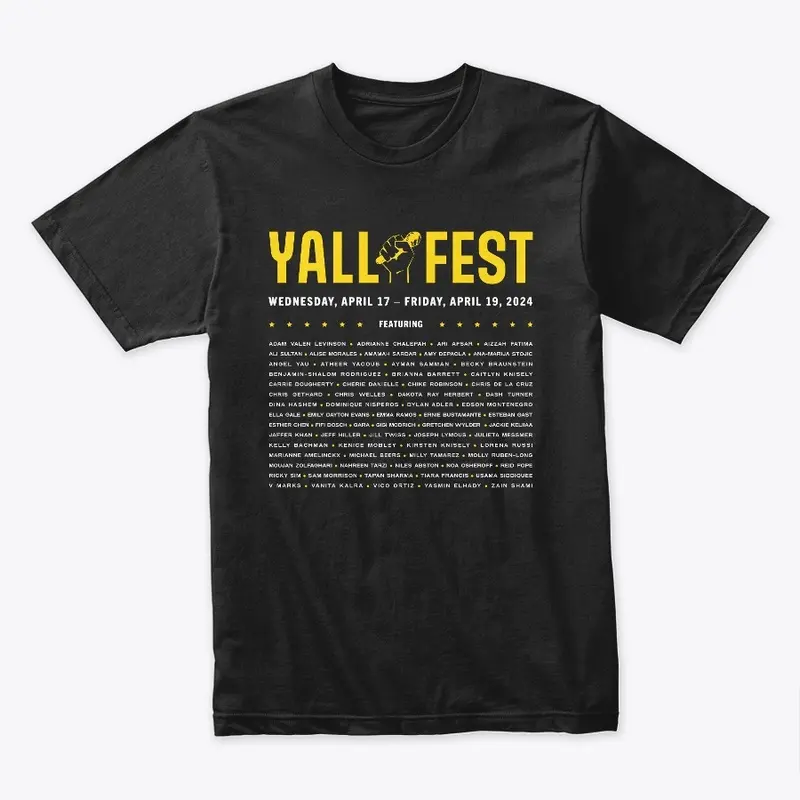 YALLfest Lineup Tee